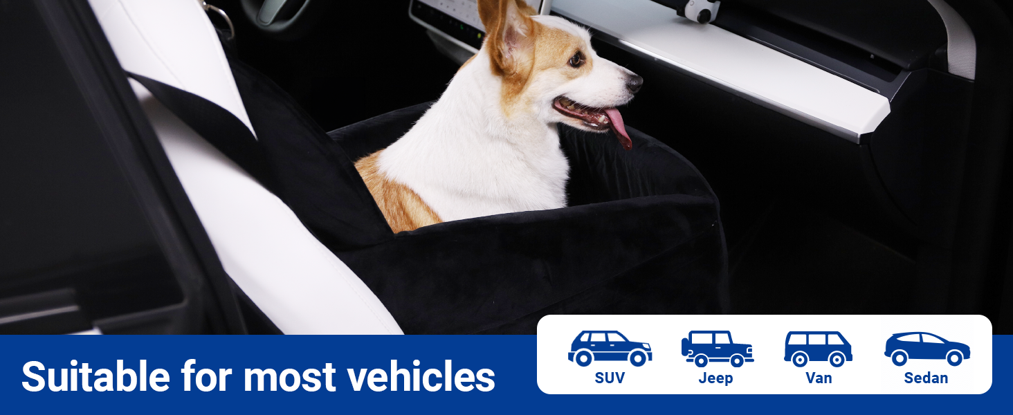 dog car seat front seat pet travel dog bed fit almost all types of vehicles,cars,trucks,SUVS