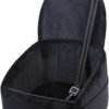 Dog Car Seat for Small Medium Dogs, Dog Booster Seat with Extendable Backrest, Pet Portable Car Seats up to 30 lbs, Washable Travel Bed with Storage Pockets and 2 Safety Leashes, Black