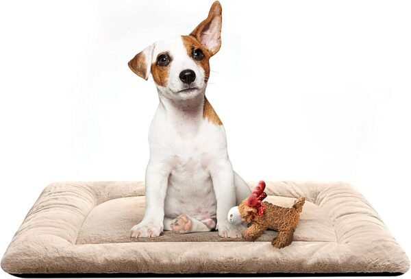 Dog Beds Crate Pad for Medium/Large Dogs Fit Metal,Ultra Soft, Washable & Anti-Slip Kennel Pad for Dogs Cozy Sleeping Mat