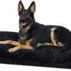 Washable Dog Bed Deluxe Plush Dog Crate Beds Comfy Kennel Pad Anti-Slip Pet Sleeping Mat for Large, Jumbo, Medium, Small Dogs Breeds