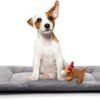Dog Beds Crate Pad for Medium/Large Dogs Fit Metal,Ultra Soft, Washable & Anti-Slip Kennel Pad for Dogs Cozy Sleeping Mat