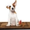 Dog Beds Crate Pad for Medium/Large Dogs Fit Metal,Ultra Soft, Washable & Anti-Slip Kennel Pad for Dogs Cozy Sleeping Mat