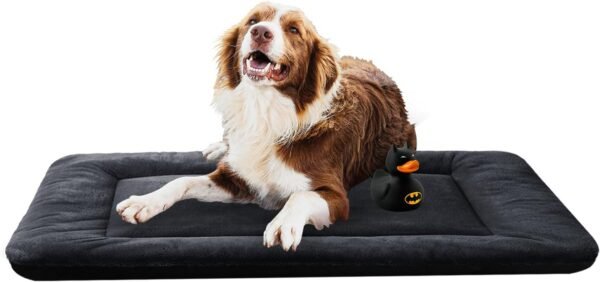 Dog Beds Crate Pad for Medium/Large Dogs Fit Metal,Ultra Soft, Washable & Anti-Slip Kennel Pad for Dogs Cozy Sleeping Mat