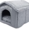 Dog House Bed Crate Mat Tent Indoor Round Soft Plush for Small, Medium, and Large Breeds