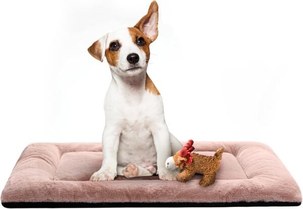Dog Beds Crate Pad for Medium/Large Dogs Fit Metal,Ultra Soft, Washable & Anti-Slip Kennel Pad for Dogs Cozy Sleeping Mat