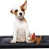 Dog Beds Crate Pad for Medium/Large Dogs Fit Metal,Ultra Soft, Washable & Anti-Slip Kennel Pad for Dogs Cozy Sleeping Mat