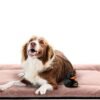 Dog Beds Crate Pad for Medium/Large Dogs Fit Metal,Ultra Soft, Washable & Anti-Slip Kennel Pad for Dogs Cozy Sleeping Mat