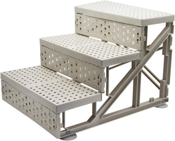 Doggy Steps - Non-Slip 3 Steps Pet Stairs,Holds Up to 50 lbs