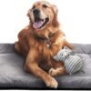 Dog Beds Crate Pad for Medium/Large Dogs Fit Metal,Ultra Soft, Washable & Anti-Slip Kennel Pad for Dogs Cozy Sleeping Mat