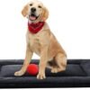 Dog Beds Crate Pad for Medium/Large Dogs Fit Metal,Ultra Soft, Washable & Anti-Slip Kennel Pad for Dogs Cozy Sleeping Mat