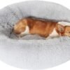 Dog & Cat Bed, Calming Anti-Anxiety Pet Bed for Small Dogs, Fluffy Donut Cushion for Small and Medium Pets