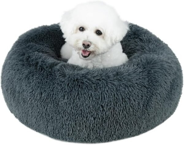 Dog House Bed Crate Mat Tent Indoor Round Soft Plush for Small, Medium, and Large Breeds