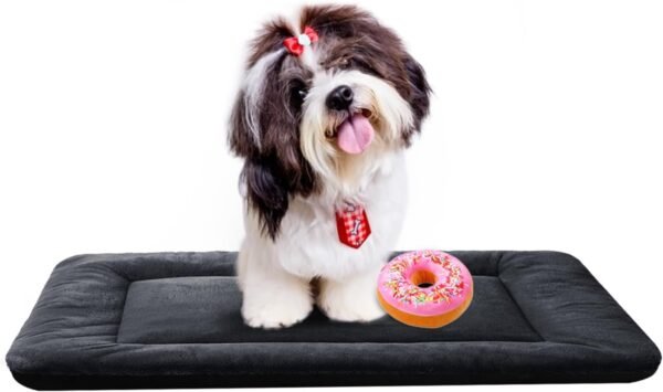 Dog Beds Crate Pad for Medium/Large Dogs Fit Metal,Ultra Soft, Washable & Anti-Slip Kennel Pad for Dogs Cozy Sleeping Mat