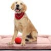 Dog Beds Crate Pad for Medium/Large Dogs Fit Metal,Ultra Soft, Washable & Anti-Slip Kennel Pad for Dogs Cozy Sleeping Mat