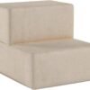 Foam 13 Inch 2-Step Step Pet Stairs / Pet Ramp for Cats and Dogs, Beige