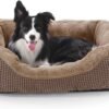 Medium Dog Beds for Medium Dogs Washable, Rectangle Dog Bed Medium Size Dog, Orthopedic Dog Bed, Warming Soft Calming Sleeping Puppy Bed Durable Pet Bed with Anti-Slip Bottom