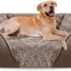 Large Dog Bed for Large Medium Small Dogs, Rectangle Washable Orthopedic Dog Bed, Soft Calming Sleeping Puppy Bed Durable Pet Cuddler with Anti-Slip Bottom