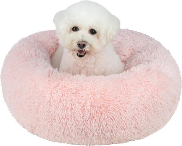 Dog House Bed Crate Mat Tent Indoor Round Soft Plush for Small, Medium, and Large Breeds