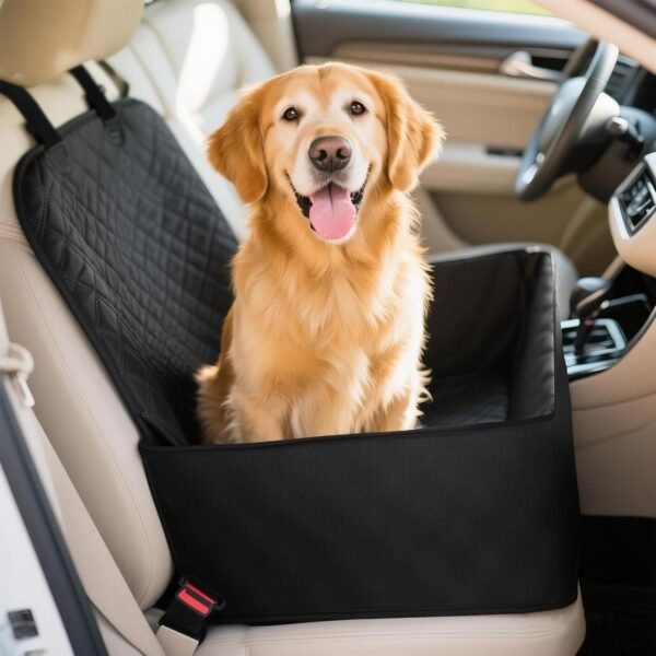 Booster Dog Seat Waterproof Stable Travel Carrier Bed for Puppy SUV Truck Pet Supplies