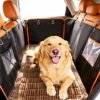Dog Bed for Car Back Seat, Travel Dog Bed Non-Slip Backseat Pet Car Bed Mat Lightweight & Easy Use and Store for SUVs, Trucks & Sedans