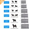 Dog Beds Crate Pad for Medium/Large Dogs Fit Metal,Ultra Soft, Washable & Anti-Slip Kennel Pad for Dogs Cozy Sleeping Mat