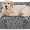 Large Dog Bed for Large Medium Small Dogs, Rectangle Washable Orthopedic Dog Bed, Soft Calming Sleeping Puppy Bed Durable Pet Cuddler with Anti-Slip Bottom