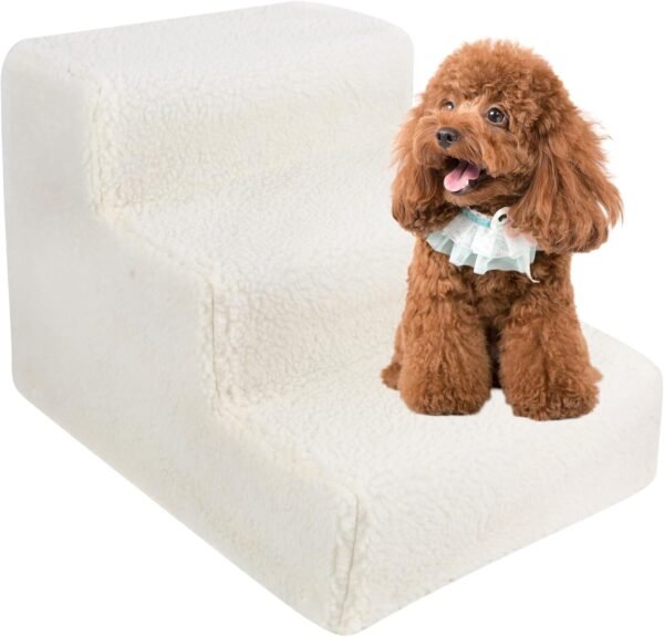 Doggy Steps - Non-Slip 3 Steps Pet Stairs,Holds Up to 50 lbs