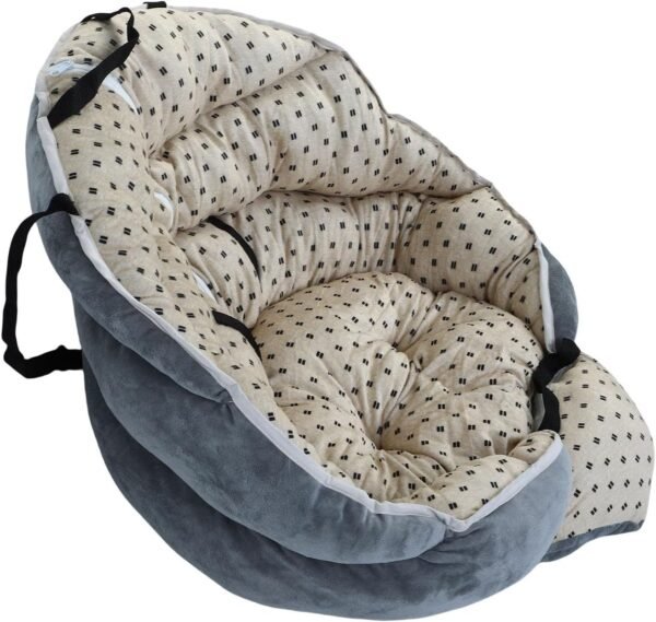 Elevated Pet Car Seat, & Car Seats All Seasons Travel Bed with Safety Strap for Pet Outdoor Travel Trip in Elevated, Universal Vehicle