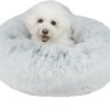 Dog House Bed Crate Mat Tent Indoor Round Soft Plush for Small, Medium, and Large Breeds