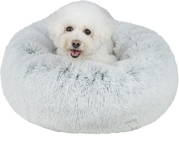 Dog House Bed Crate Mat Tent Indoor Round Soft Plush for Small, Medium, and Large Breeds