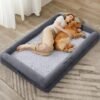 Dog Bed, Washable Dog Couch with Removable Waterproof Cover, Orthopedic Large Pet Sofa Bed with Bolster Sides for Sleeping