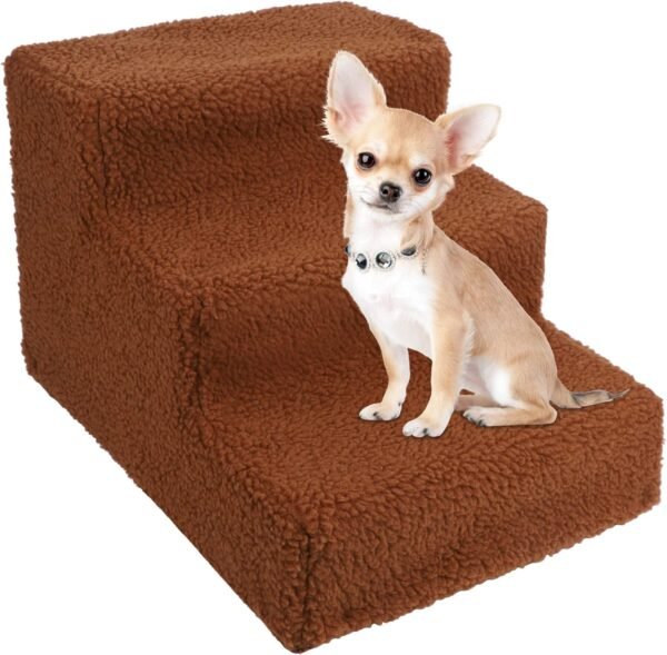 Doggy Steps - Non-Slip 3 Steps Pet Stairs,Holds Up to 50 lbs