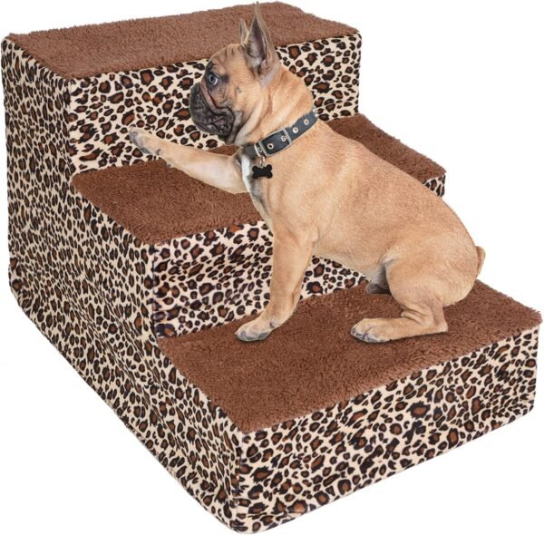 Doggy Steps - Non-Slip 3 Steps Pet Stairs,Holds Up to 50 lbs