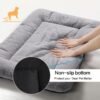 Dog Beds Crate Pad for Medium/Large Dogs Fit Metal,Ultra Soft, Washable & Anti-Slip Kennel Pad for Dogs Cozy Sleeping Mat