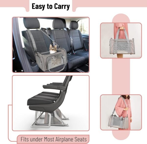 Pet Carrier, Cat Carrier, Dog Carrier, Cat Bag Carrier, Cat Travel Carrier, Soft Cat Carrier, Dog Travel Carrier, Pet Travel Carrier, Dog Soft-Sided Carriers