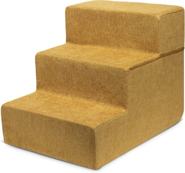 Non-Slip Foam Dog Stair & Pet Ramp, Balanced Indoor Step Support - Foldable Stair Cover