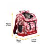 Trendy Hawaiian Print Portable and Comfortable Pet Travel Cat Backpack