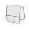 Waterproof Quilted Sofa Armrest Cover with Pockets
