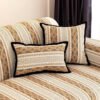 Color-Blocked Striped Chenille Non-Slip Couch Cover - Suitable For All Seasons