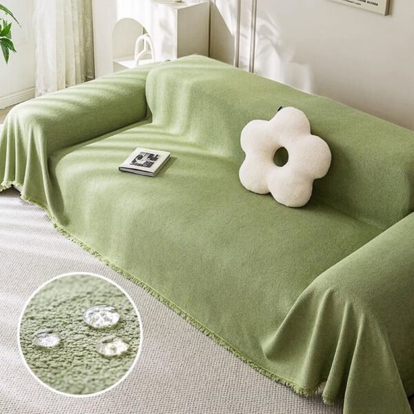 Soft Water-resistant Teddy Plush Throw Couch Cover