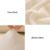 Ultra Soft Skin Friendly Plush Full Coverage Sofa Protector Couch Cover