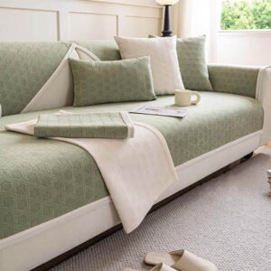 Jacquard Chenille Fabric Water-resistant & Oil-proof Couch Cover