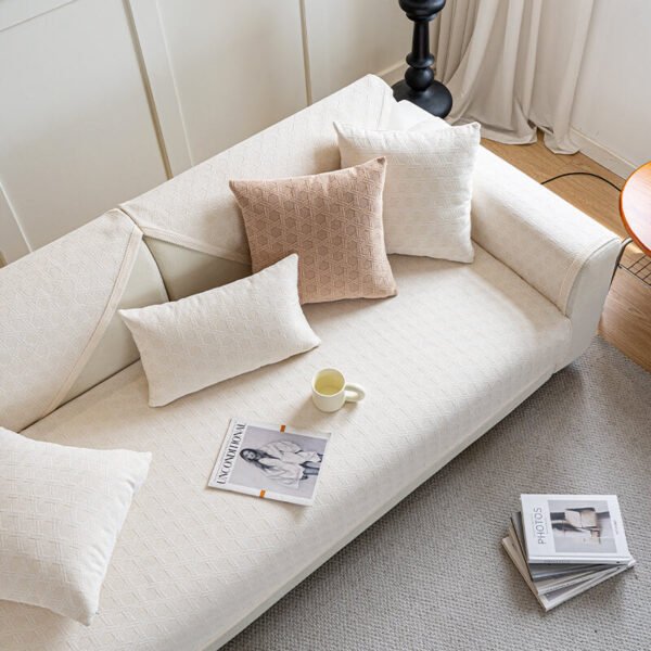 Jacquard Chenille Fabric Water-resistant & Oil-proof Couch Cover