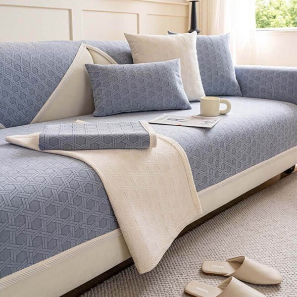 Jacquard Chenille Fabric Water-resistant & Oil-proof Couch Cover