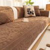 Jacquard Plush Comfortable Scratch-Resistant Non-Slip Couch Cover