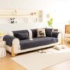 Jacquard Plush Comfortable Scratch-Resistant Non-Slip Couch Cover