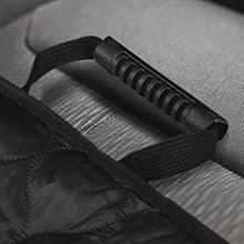 PETICON Dog Car Seat Cover with Mesh Window, 100% Waterproof Dog Seat Cover for Back Seat