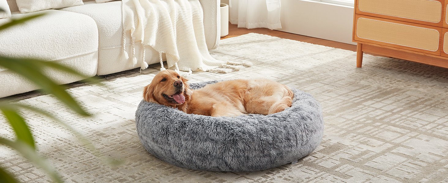 round dog bed