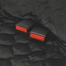 PETICON Dog Car Seat Cover with Mesh Window, 100% Waterproof Dog Seat Cover for Back Seat