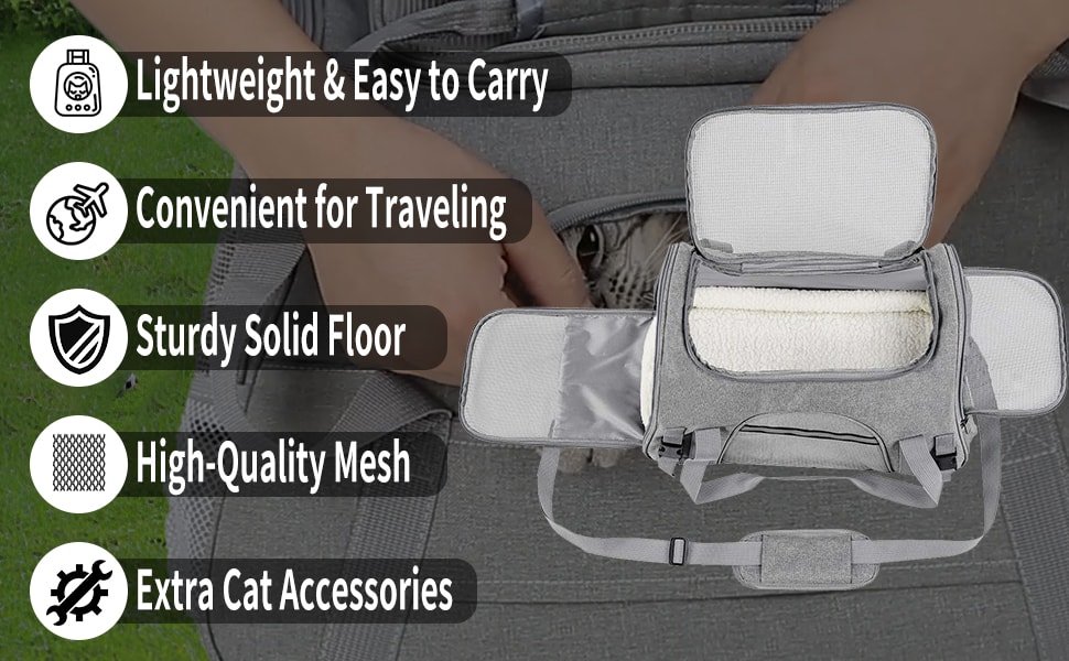 cat carrier soft 20lbs